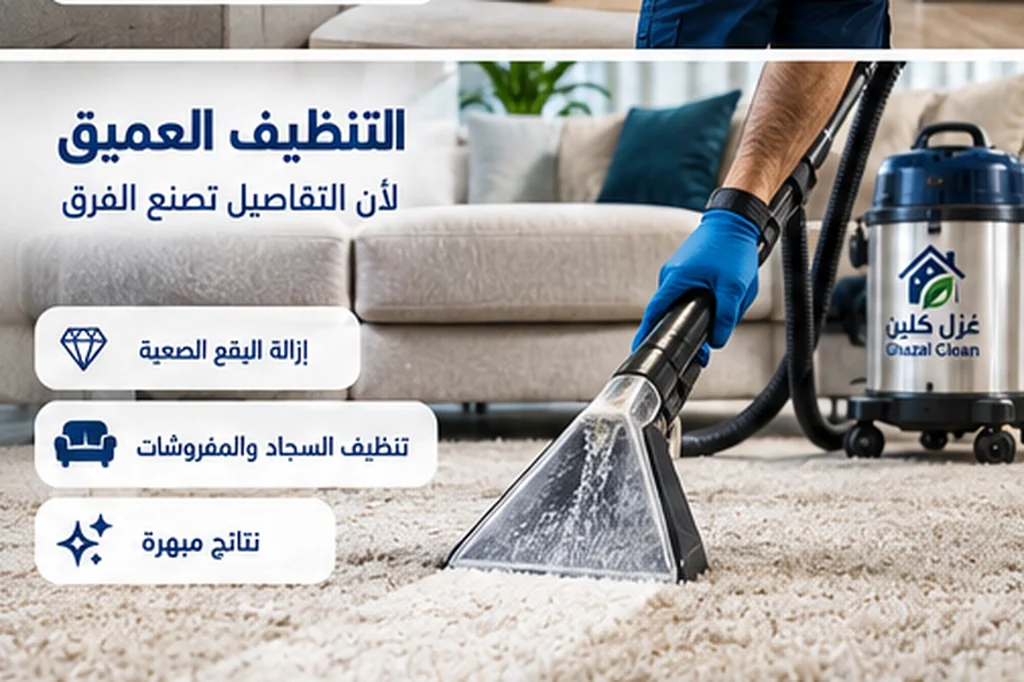 طرق تنظيف المنزل من شركة تنظيف فلل بجدة - التنظيف العميق - غزل كلين
